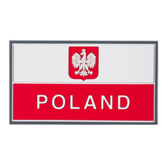 Patch Helikon-Tex Drapel Polonia PVC cu Velcro