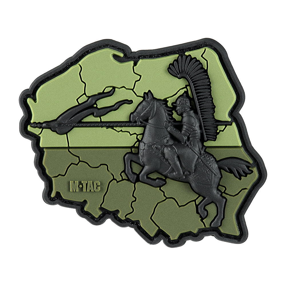 Patch Husaria 3D PVC M-Tac - Olive, Cavalerie Aripata