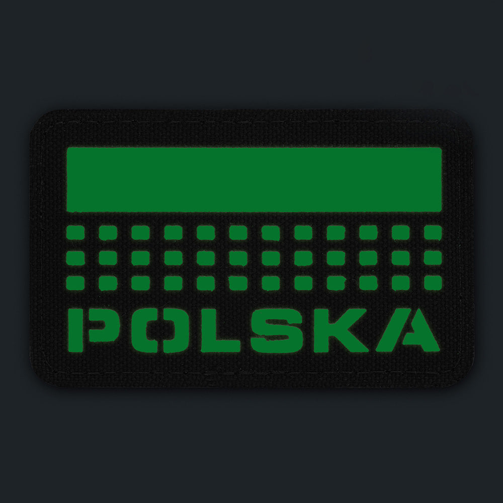 Patch Identificare Laser Cut Polska M-Tac - Coyote GID Fosforescent