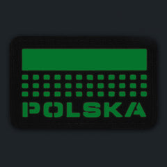 Patch Identificare Laser Cut Polska M-Tac - Coyote GID Fosforescent