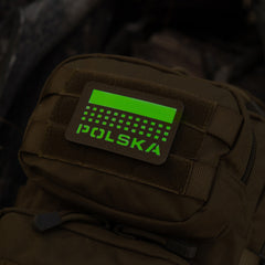 Patch Identificare Laser Cut Polska M-Tac - Coyote GID Fosforescent
