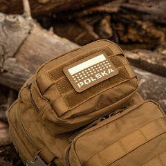 Patch Identificare Laser Cut Polska M-Tac - Coyote GID Fosforescent