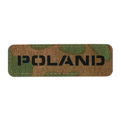 Patch Identificare M-Tac Polonia Laser Cut - Multicam/Negru