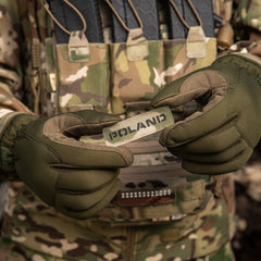 Patch Identificare M-Tac Polonia Laser Cut - Multicam/Negru