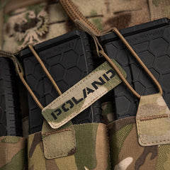 Patch Identificare M-Tac Polonia Laser Cut - Multicam/Negru
