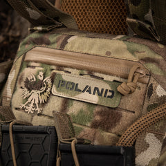 Patch Identificare M-Tac Polonia Laser Cut - Multicam/Negru