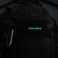 Patch Identificare M-Tac Polska Laser Cut - Negru/Fosforescent