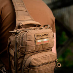 Patch Identificare Națională Polonia M-Tac - Laser Cut Coyote