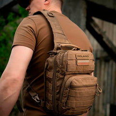 Patch Identificare Națională Polonia M-Tac - Laser Cut Coyote