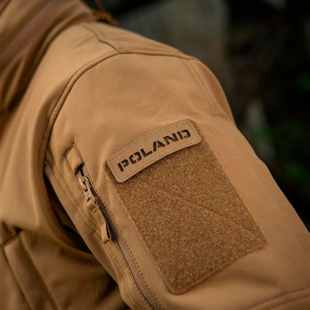 Patch Identificare Națională Polonia M-Tac - Laser Cut Coyote