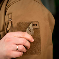 Patch Identificare Națională Polonia M-Tac - Laser Cut Coyote