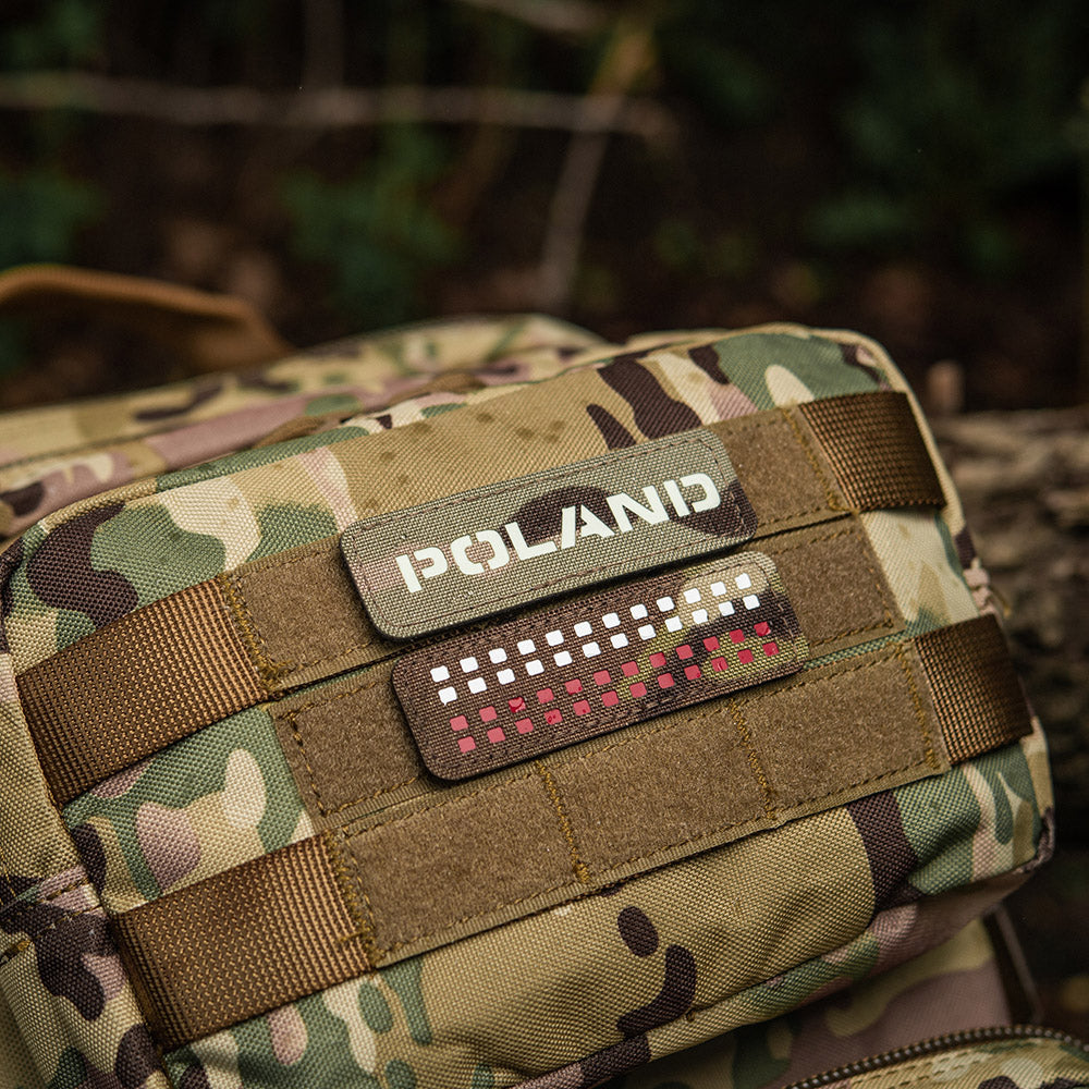 Patch Identificare Polonia M-Tac - Multicam/GID Laser Cut