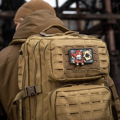 Patch Joker Craniu 3D M-Tac - Negru cu Velcro