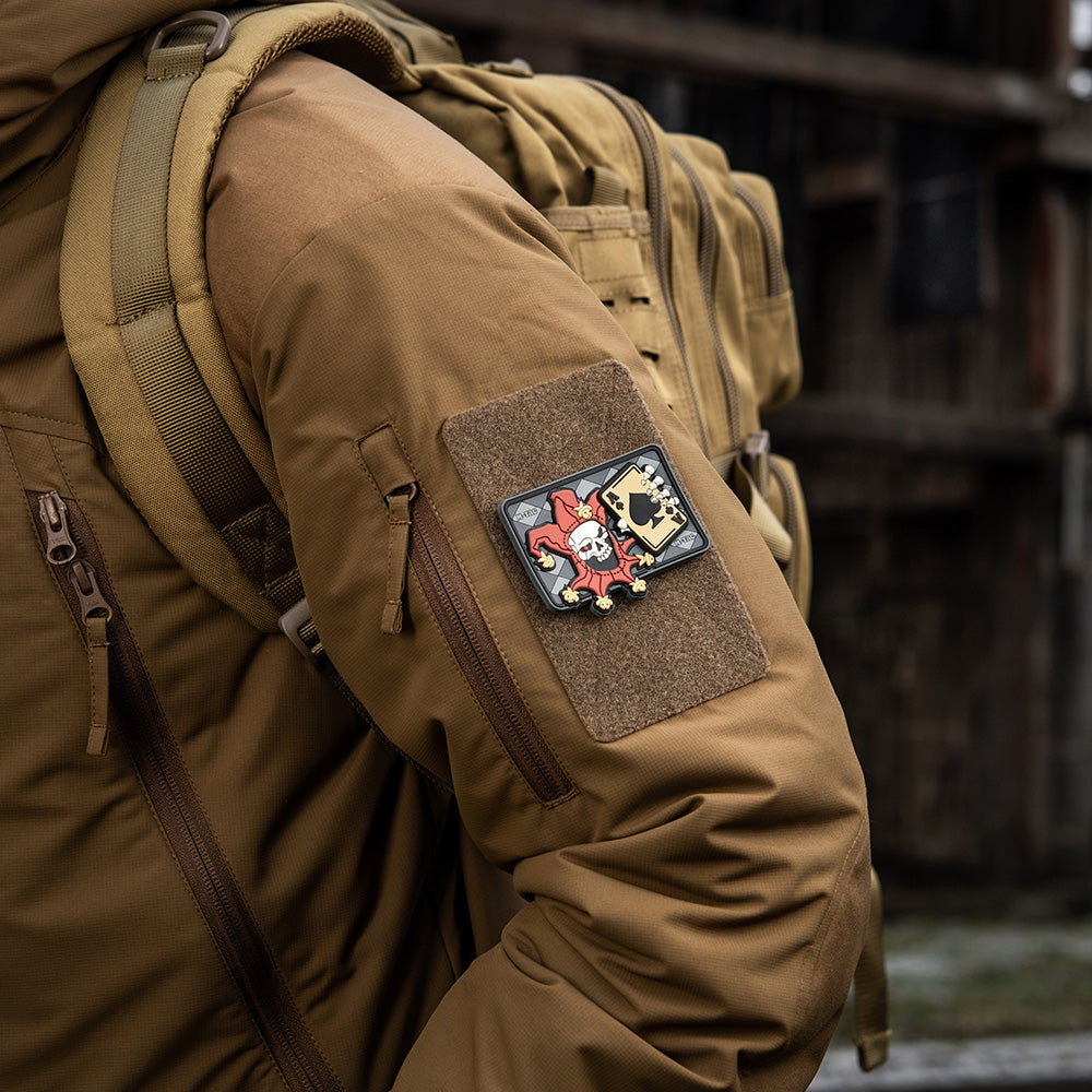 Patch Joker Craniu 3D M-Tac - Negru cu Velcro