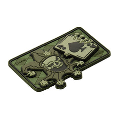 Patch Joker Skull 3D PVC M-Tac - Olive, Cu Velcro