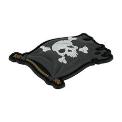Patch Jolly Roger M-Tac - PVC Negru, 3D cu Velcro