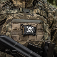 Patch Jolly Roger M-Tac - PVC Negru, 3D cu Velcro