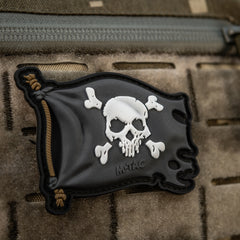 Patch Jolly Roger M-Tac - PVC Negru, 3D cu Velcro