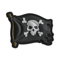 Patch Jolly Roger M-Tac - PVC Negru, 3D cu Velcro