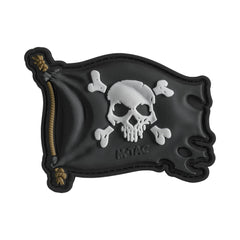 Patch Jolly Roger M-Tac - PVC Negru, 3D cu Velcro