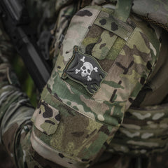 Patch Jolly Roger M-Tac PVC - Olive/Black, Simbol al Aventurii