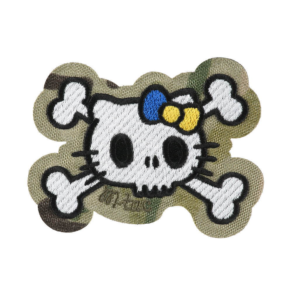 Patch Kitty (Brodat) M-Tac - Alb/Multicam, Suport Velcro