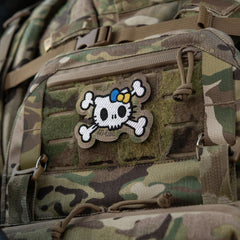 Patch Kitty (Brodat) M-Tac - Alb/Multicam, Suport Velcro