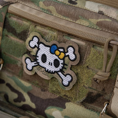 Patch Kitty (Brodat) M-Tac - Alb/Multicam, Suport Velcro