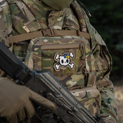Patch Kitty (Brodat) M-Tac - Alb/Multicam, Suport Velcro