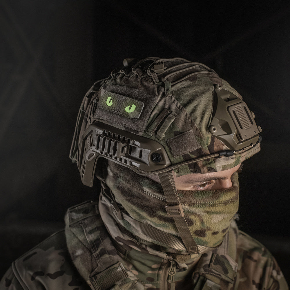 Patch Laser Cut Cat Eyes M-Tac - Multicam/Glow In Dark