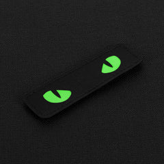 Patch Laser Cut Cat Eyes M-Tac - Negru/Verde Fosforescent