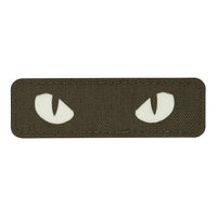 Patch Laser Cut Cat Eyes M-Tac - Ranger Green/Fosforescent