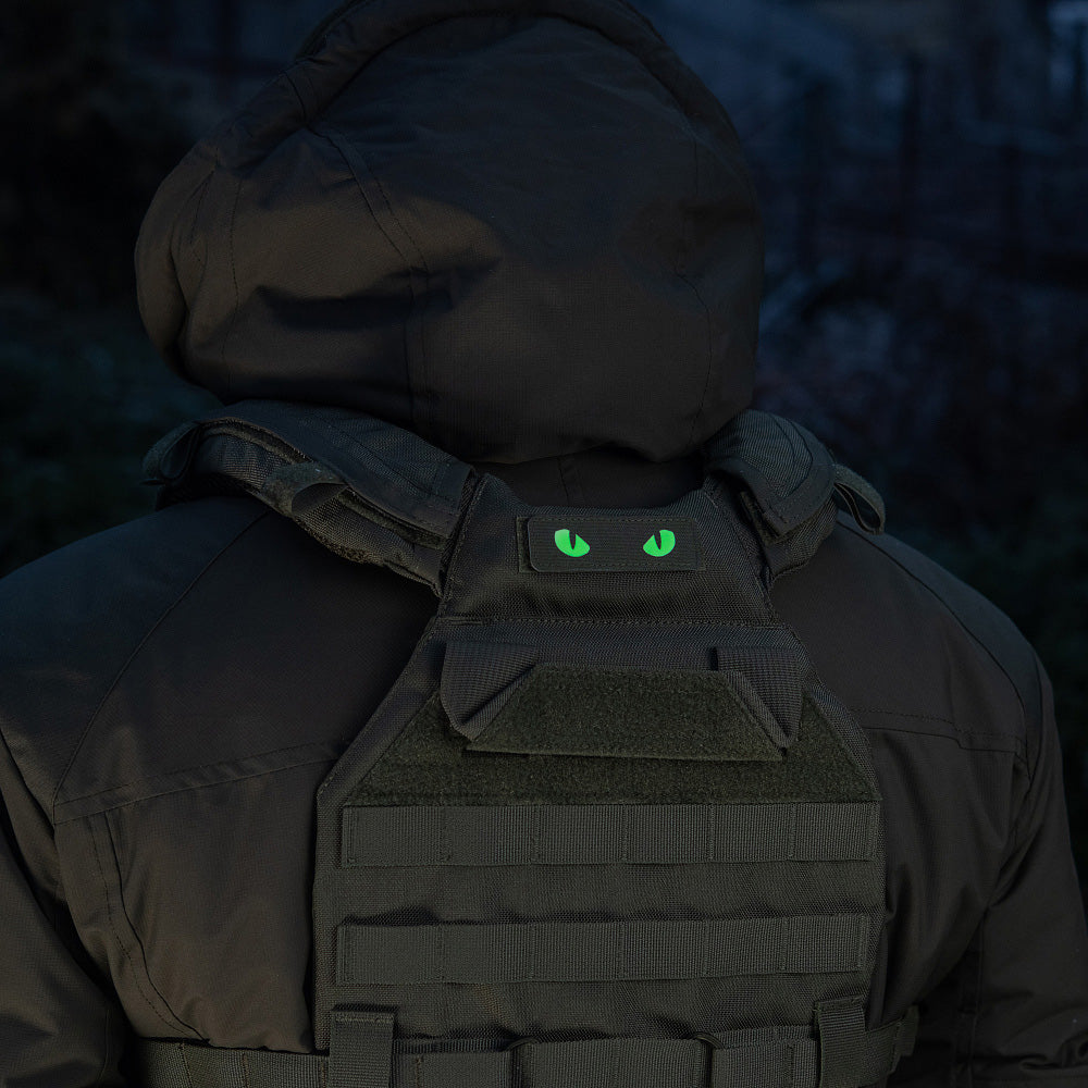 Patch Laser Cut Cat Eyes M-Tac - Ranger Green/Fosforescent
