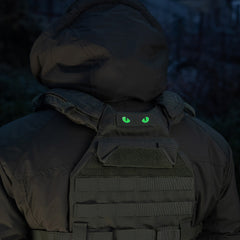 Patch Laser Cut Cat Eyes M-Tac - Ranger Green/Fosforescent