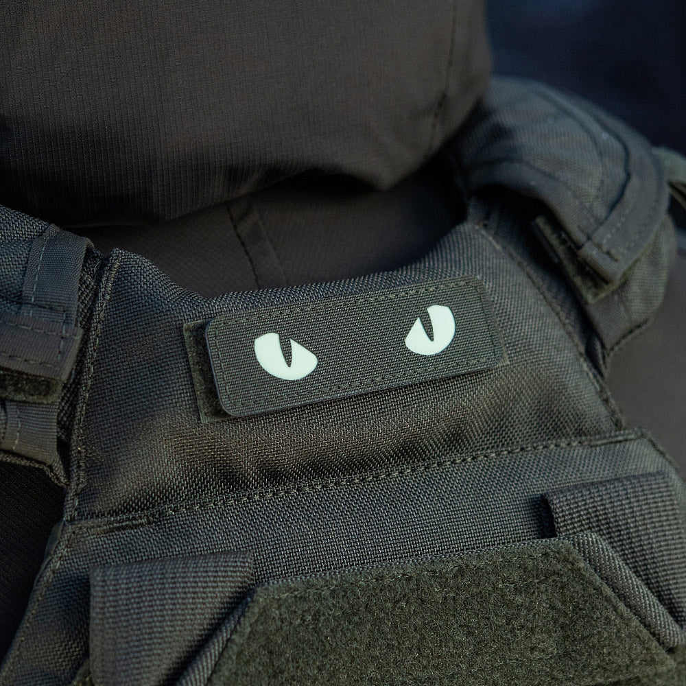 Patch Laser Cut Cat Eyes M-Tac - Ranger Green/Fosforescent
