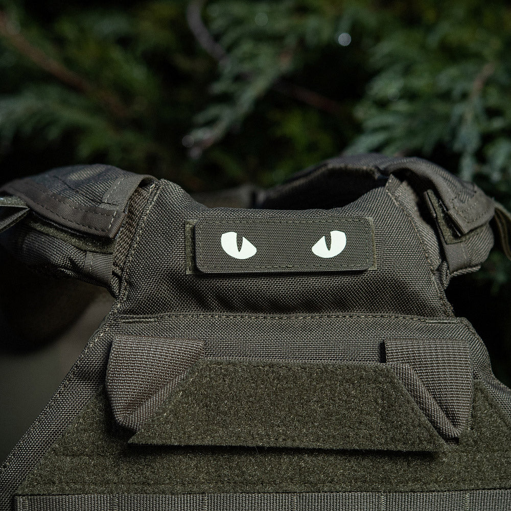 Patch Laser Cut Cat Eyes M-Tac - Ranger Green/Fosforescent