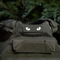 Patch Laser Cut Cat Eyes M-Tac - Ranger Green/Fosforescent