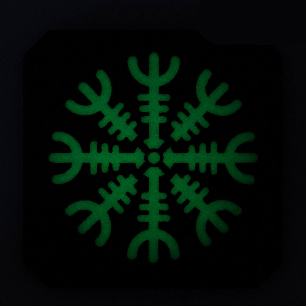 Patch Laser Cut M-Tac Helm of Terror - Negru/Fosforescent