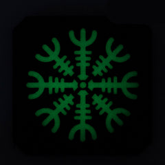 Patch Laser Cut M-Tac Helm of Terror - Negru/Fosforescent
