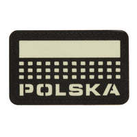 Patch Laser Cut Polska M-Tac - Black/GID Luminescent