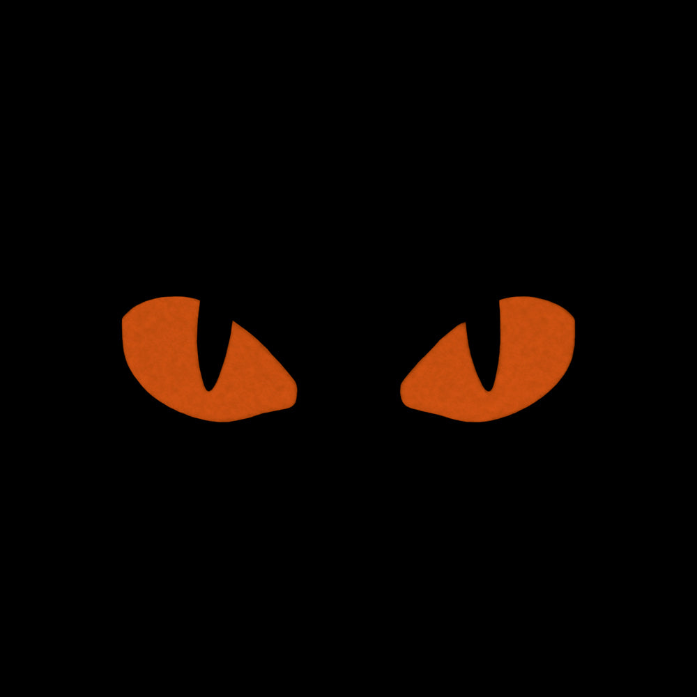 Patch Laser Cut Tiger Eyes M-Tac - Ranger Green/Roșu, Fosforescent