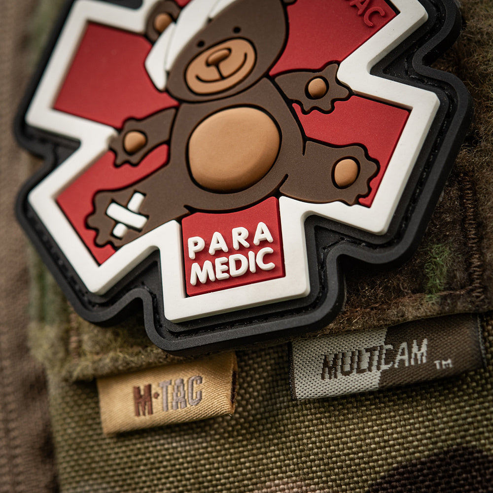 Patch M-Tac Paramedic Ursus (PVC) – Steaua Vieții, Brown/Black