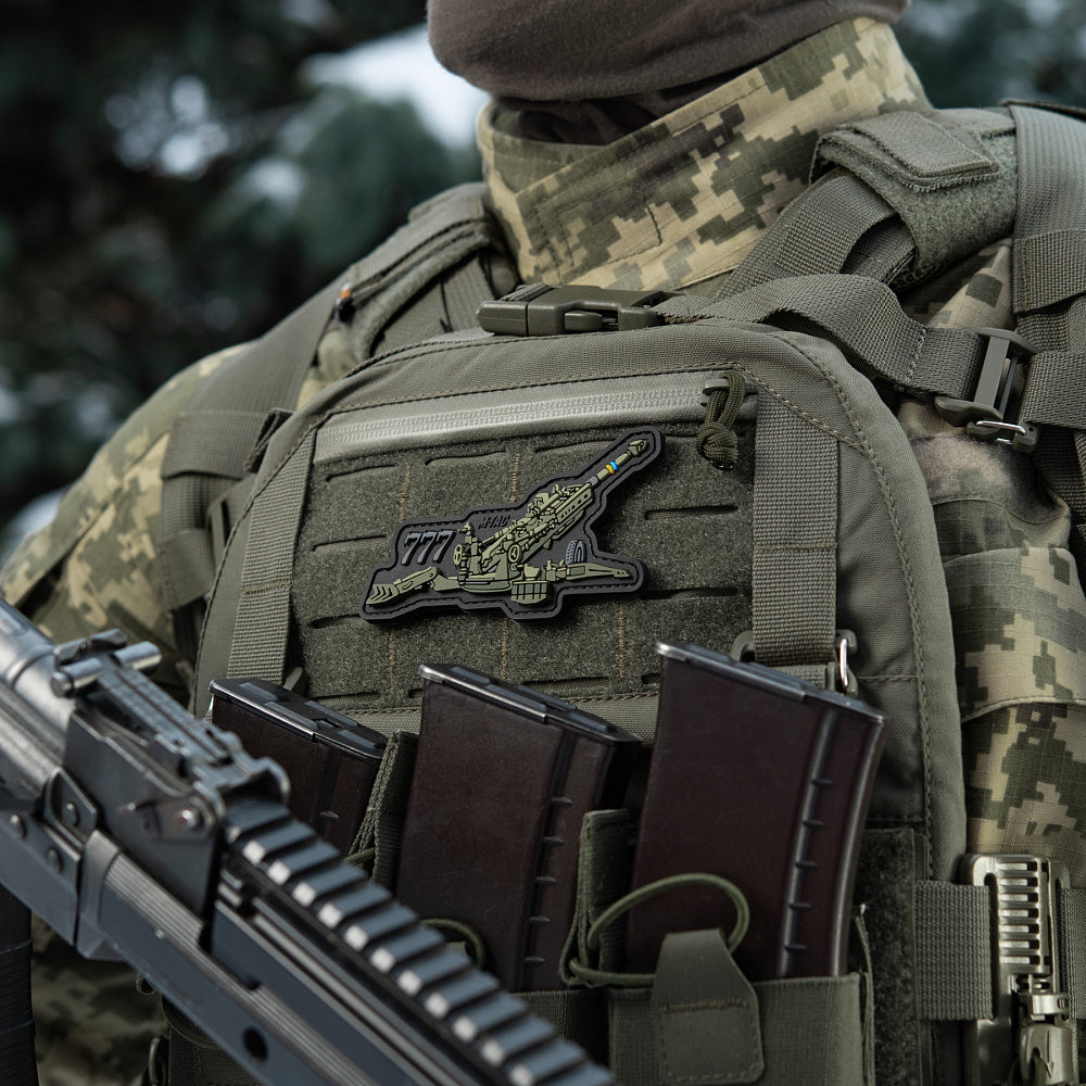 Patch M777 M-Tac - Tribut Artileriei de Elită a Ucrainei