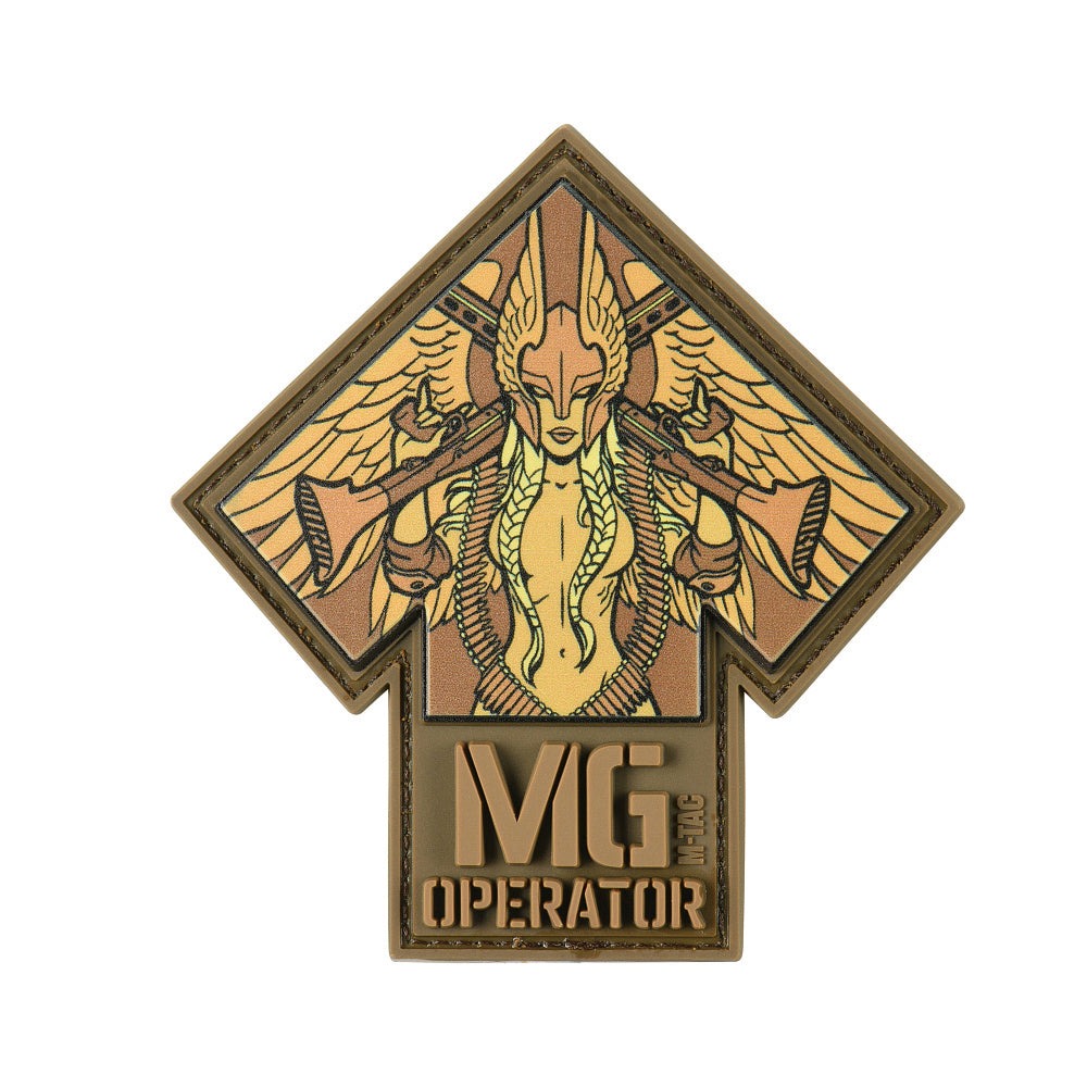 Patch MG Operator Print PVC M-Tac - Coyote, Valkiria și Runa Teivaz