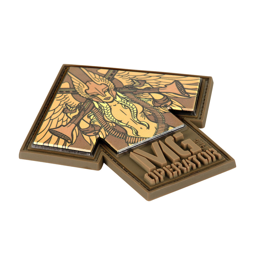 Patch MG Operator Print PVC M-Tac - Coyote, Valkiria și Runa Teivaz