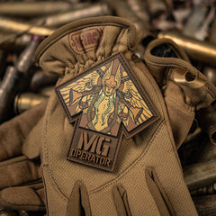 Patch MG Operator Print PVC M-Tac - Coyote, Valkiria și Runa Teivaz