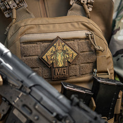 Patch MG Operator Print PVC M-Tac - Coyote, Valkiria și Runa Teivaz