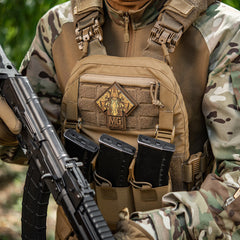 Patch MG Operator Print PVC M-Tac - Coyote, Valkiria și Runa Teivaz