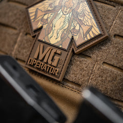 Patch MG Operator Print PVC M-Tac - Coyote, Valkiria și Runa Teivaz