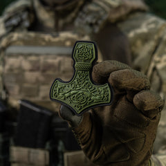 Patch Mjölnir Large M-Tac - Olive PVC 3D cu Velcro